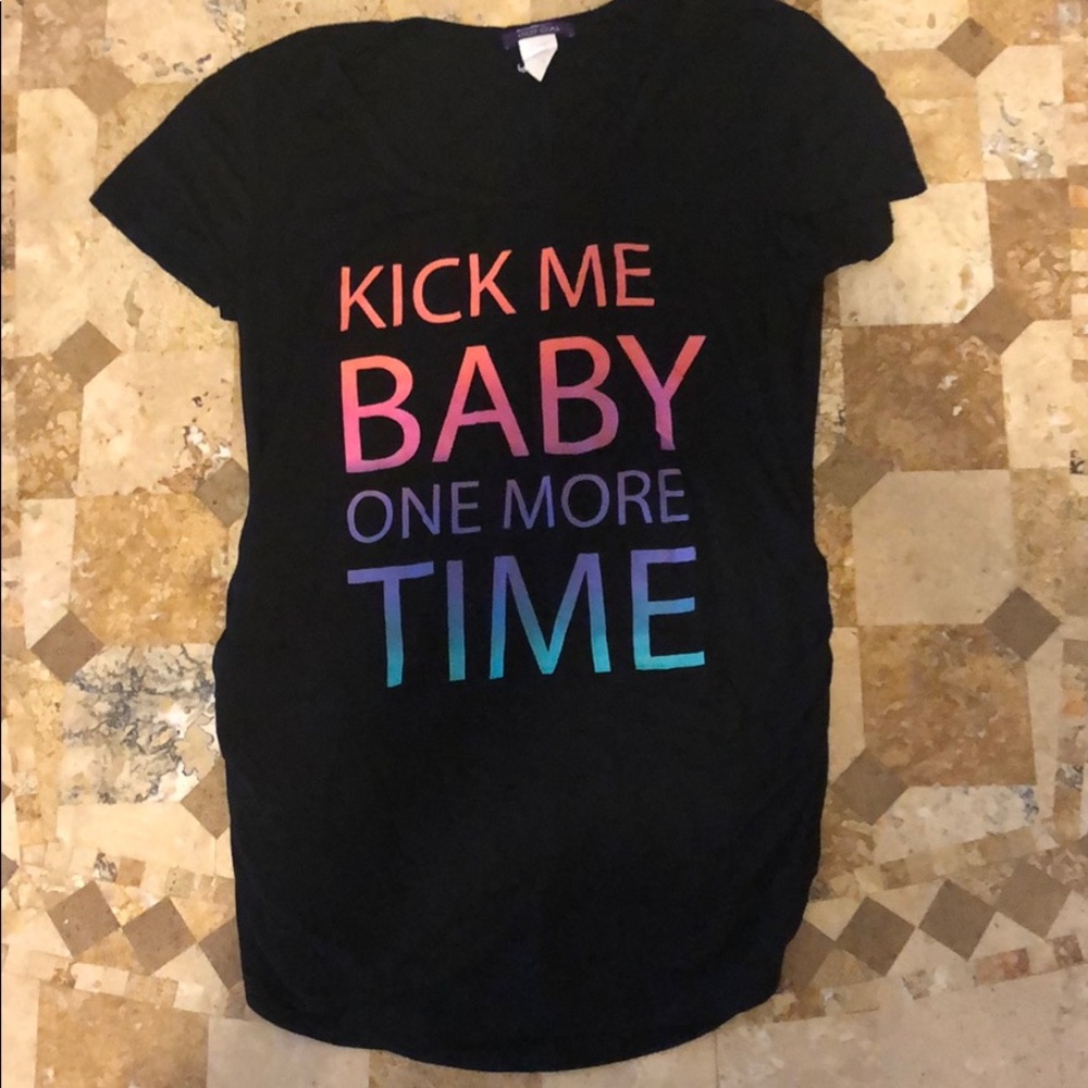 Cotton Maternity top with ruching for extra growth